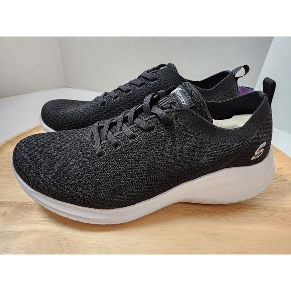 S Sport Skechers Women’s 11 Black Slip-On Shoes – Cushioned Memory Foam - Picture 1 of 6